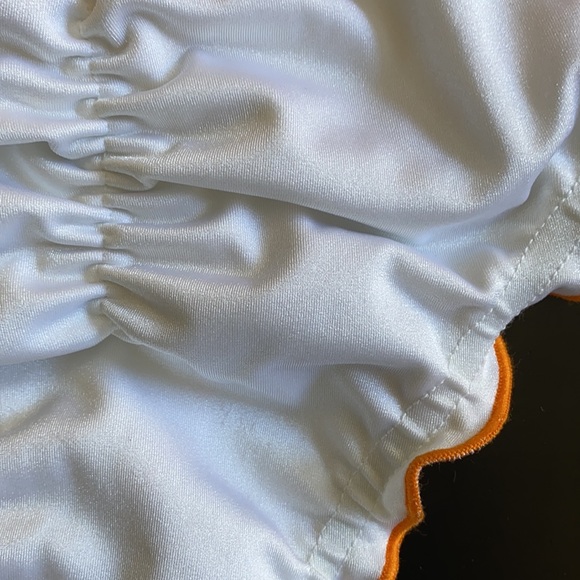 White Ruffle Bikini - Picture 3 of 6